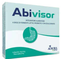 Abivisor favorisce l'equilibrio della flora gastro-intestinale 12 bustine