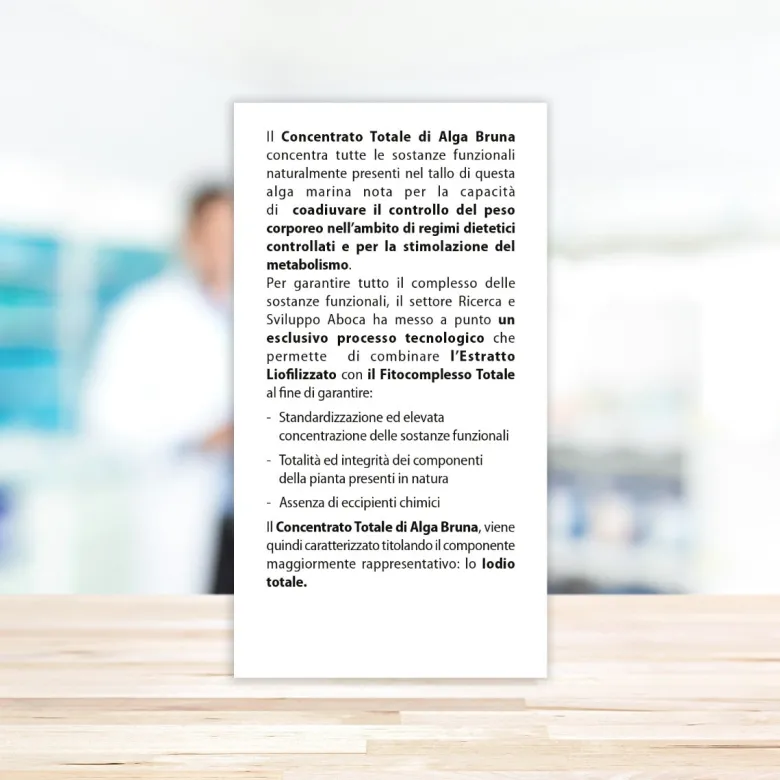 Aboca Alga Bruna Concentrato Totale 50 Opercoli