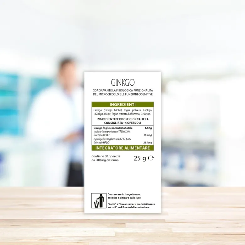 Aboca Ginkgo Concentrato Totale 50 Opercoli