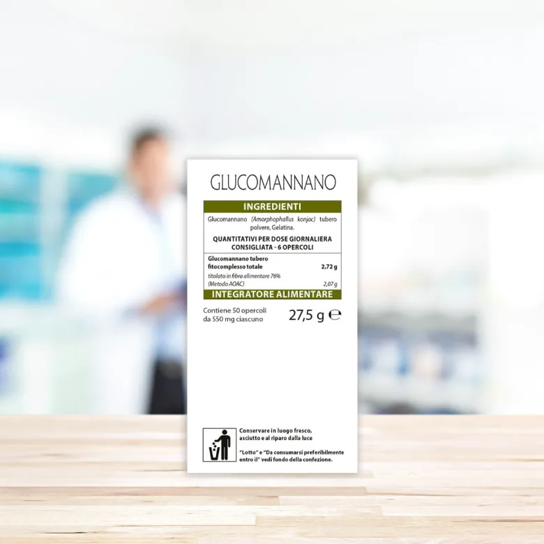 Aboca Glucomannano Fitocomplesso Totale 50 Opercoli