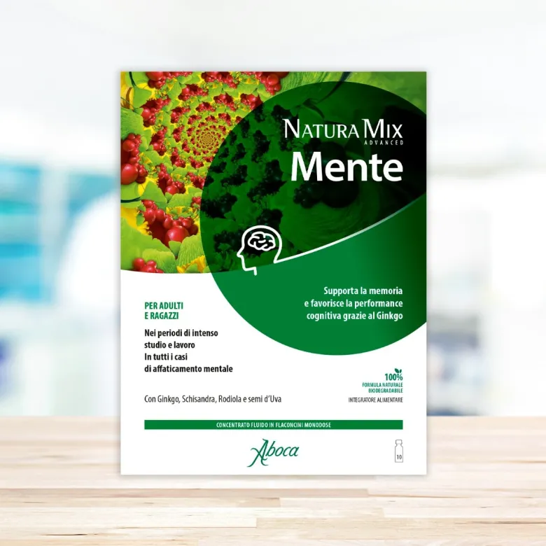 Aboca Natura Mix Advanced Mente 10 Flaconcini