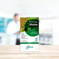 Aboca Natura Mix Mente integratore per affaticamento mentale 50 capsule