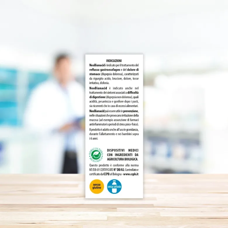 Aboca Neobianacid Benessere Digestivo 14 Compresse Masticabili