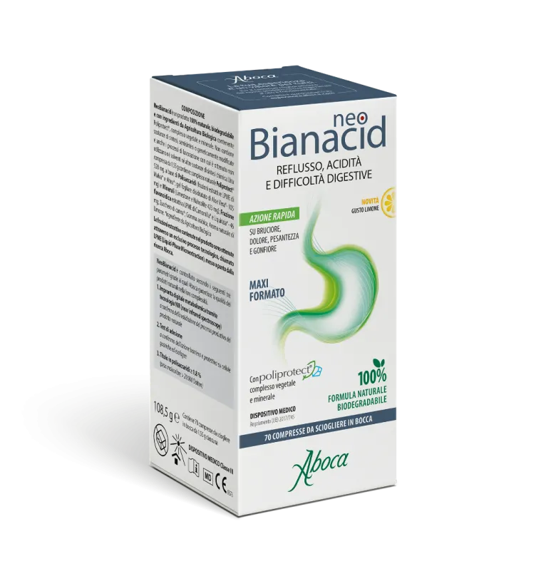 Aboca Neobianacid 70 Compresse Limone