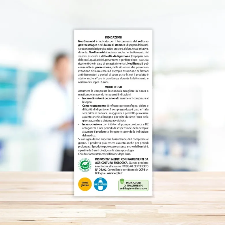 Aboca Neobianacid 70 Compresse Masticabili