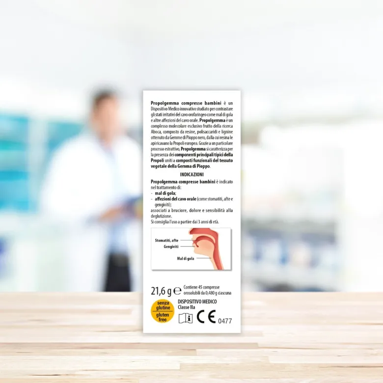 Aboca Propolgemma Bambini 45 Compresse Orosolubili
