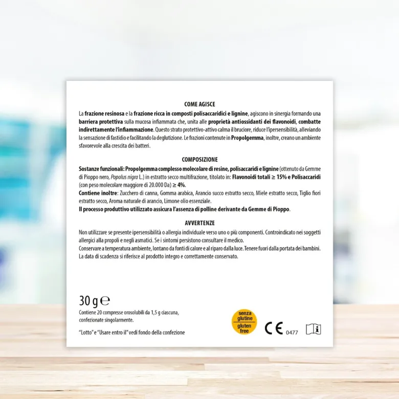 Aboca Propolgemma 20 Compresse Orosolubili