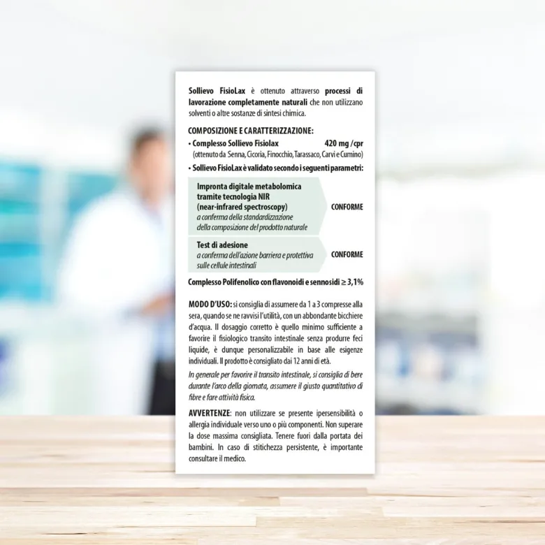Aboca Sollievo Fisiolax Benessere Intestinale 45 Compresse