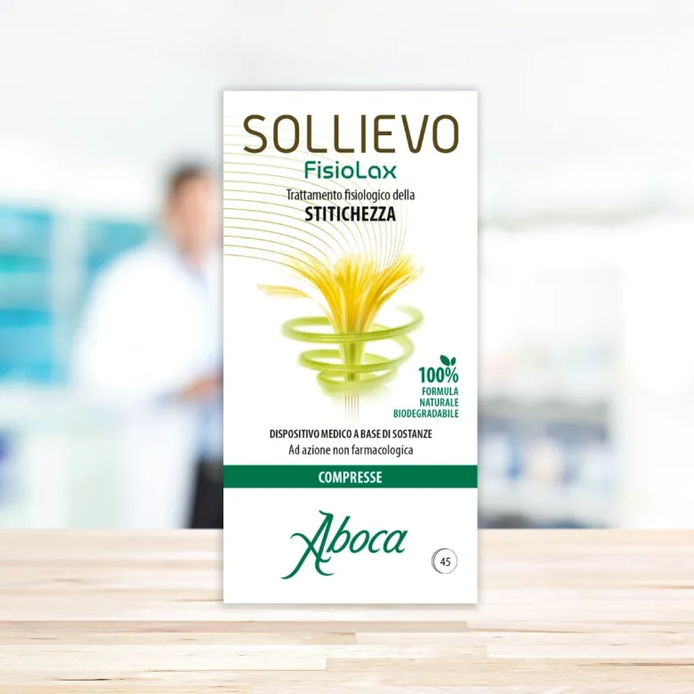 Aboca Sollievo Fisiolax Benessere Intestinale 45 Compresse