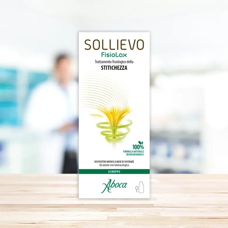 Aboca Sollievo Fisiolax Sciroppo Regolarità Intestinale 180g