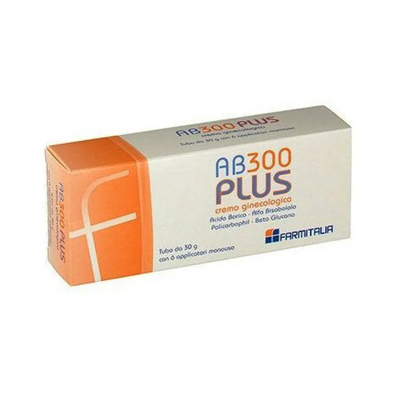 AB300 Plus Crema ginecologica 30g con 6 applicatori monouso