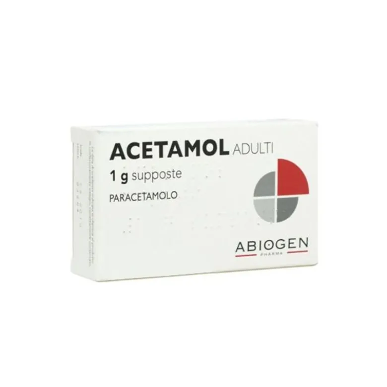 Acetamol febbre e dolore Adulti paracetamolo 1g 10 supposte
