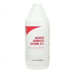Acido Borico Afom Soluzione Cutanea 3% 500ml