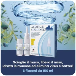 Acqua Di Sirmione 6 Flaconi 15ml - Idratazione Naturale