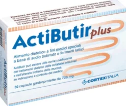 ActiButir Plus funzionalità dell'apparato intestinale 30 capsule gastroprotette