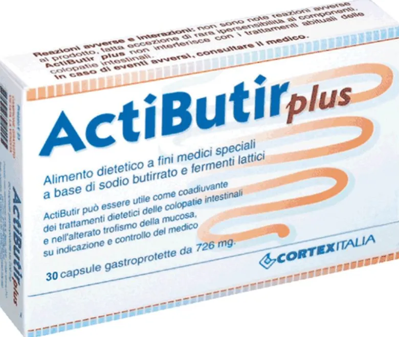 ActiButir Plus funzionalità dell'apparato intestinale 30 capsule gastroprotette