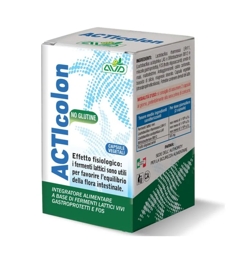 Acticolon per l'equilibrio della flora intestinale 30 capsule