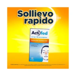 Actifed 2,5 mg 12 Compresse Congestione Nasale e Raffreddore