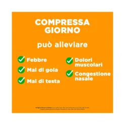 Actigrip Giorno e Notte Compresse per Raffreddore Febbre e Influenza