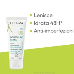 A-Derma Biology AC Hydra crema compensatrice ultra-lenitiva anti-imperfezioni 40ml