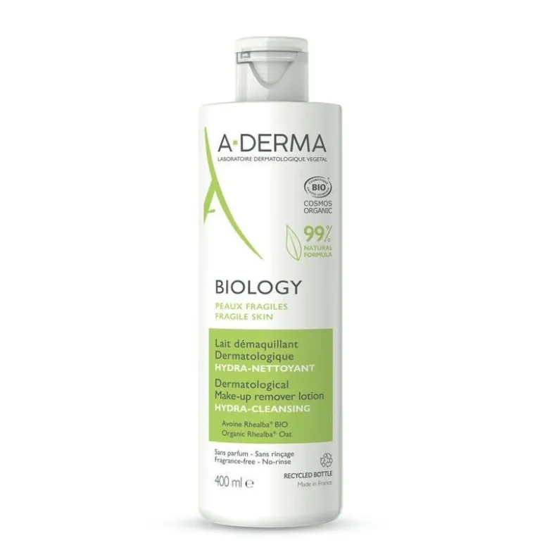 A-Derma BIOLOGY Latte struccante dermatologico IDRA-DETERGENTE 400ml