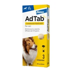 Adtab Per Cani Da 22 A 45kg 3 Compresse Masticabili 900mg