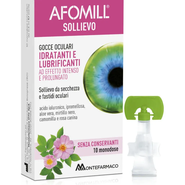 Afomill Sollievo gocce oculari 10 flaconcini monodose