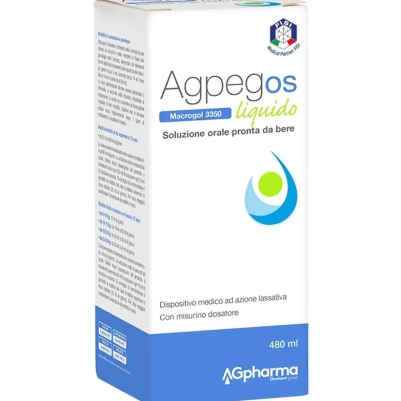 Agpeg Os Macrogol 3350 Liquido 480ml