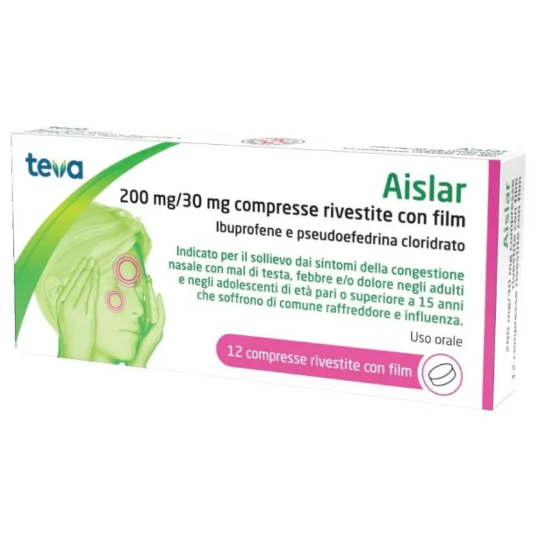 Aislar 200mg+30mg 12 Compresse