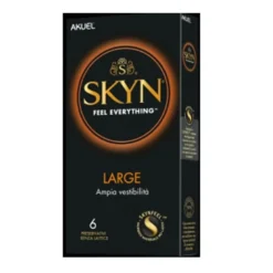 Akuel Skyn Large Ampia vestibilità 6 preservativi senza lattice