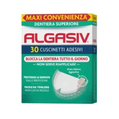 Algasiv Cuscinetti Adesivi Dentiera Forte Tenuta 30 Pezzi