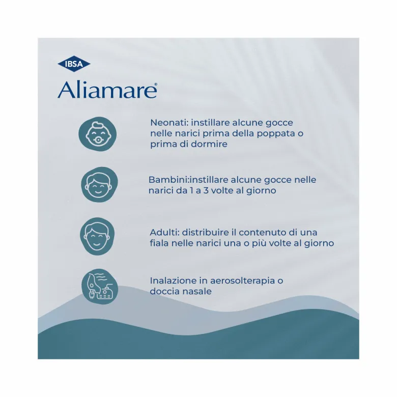 Aliamare Iper soluzione ipertonica 25 flaconcini