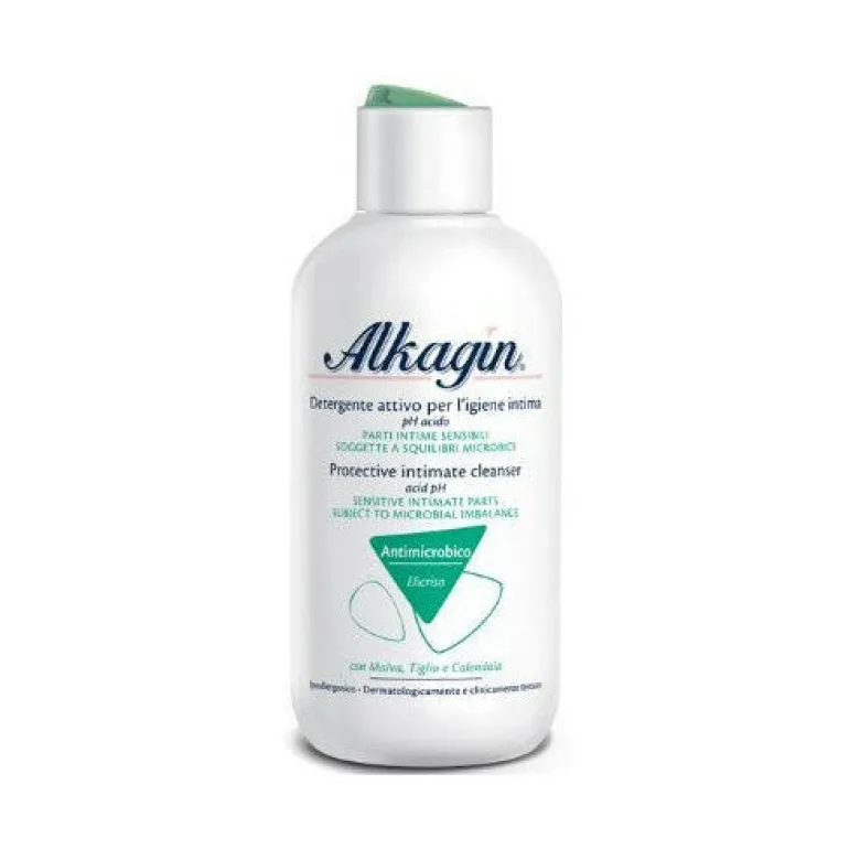 Alkagin Detergente Attivo per l'Igiene Intima ph Acido 250ml