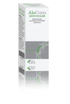 Alocross Gocce Oculari Flacone 8ml - Sollievo per Occhi Secchi