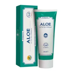 Aloe Pomata con Tea Tree ed Echinacea Rimedio cutaneo universale tubo da 100 ml