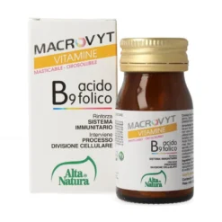 Alta Natura Macrovyt B9 Acido Folico utile in gravidanza 40 compresse gusto arancia