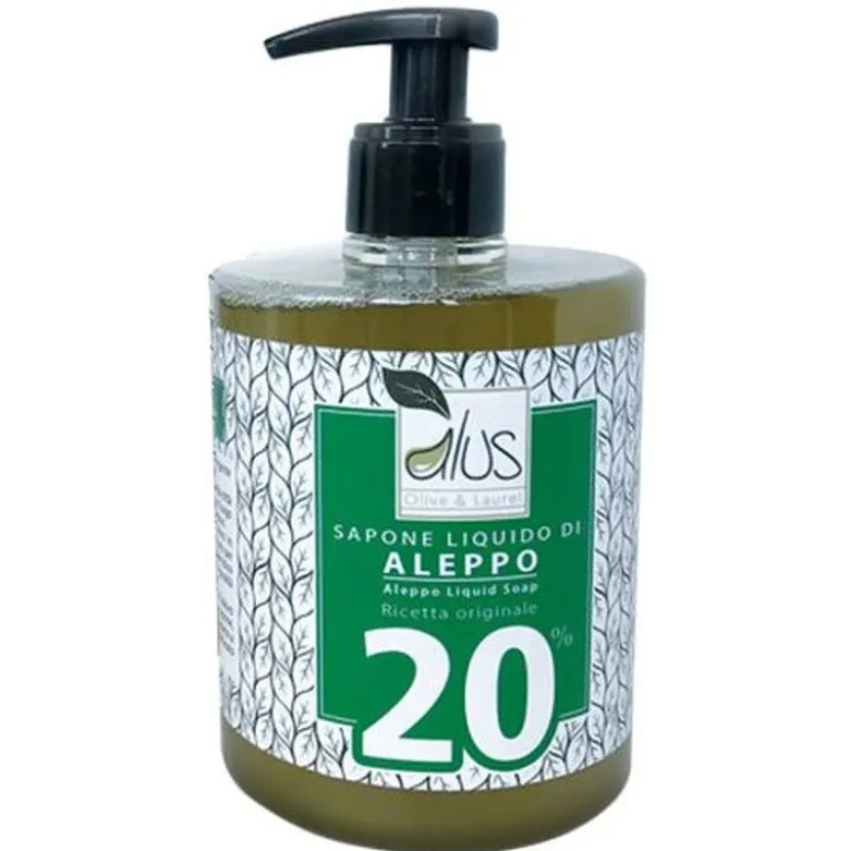 Alus Aleppo Sapone Liquido 20% di Olio di Alloro 500ml