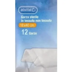Alvita Garza Strerile 18x40cm 12 Pezzi