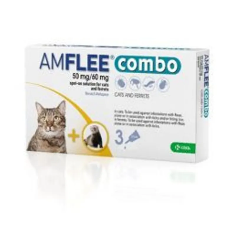 Amflee Combo Spot-On Soluzione 3 Pipette Da 0,5ml Gatti/Furetti