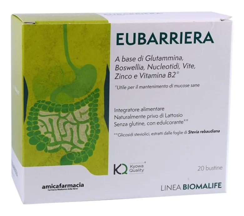 Amicafarmacia Eubarriera Utile Per Il Mantenimento Di Mucose Sane 20 Bustine