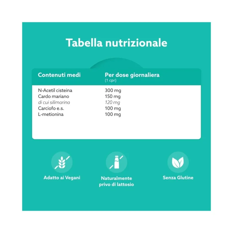 Amicafarmacia Fegato Integratore 30 Compresse