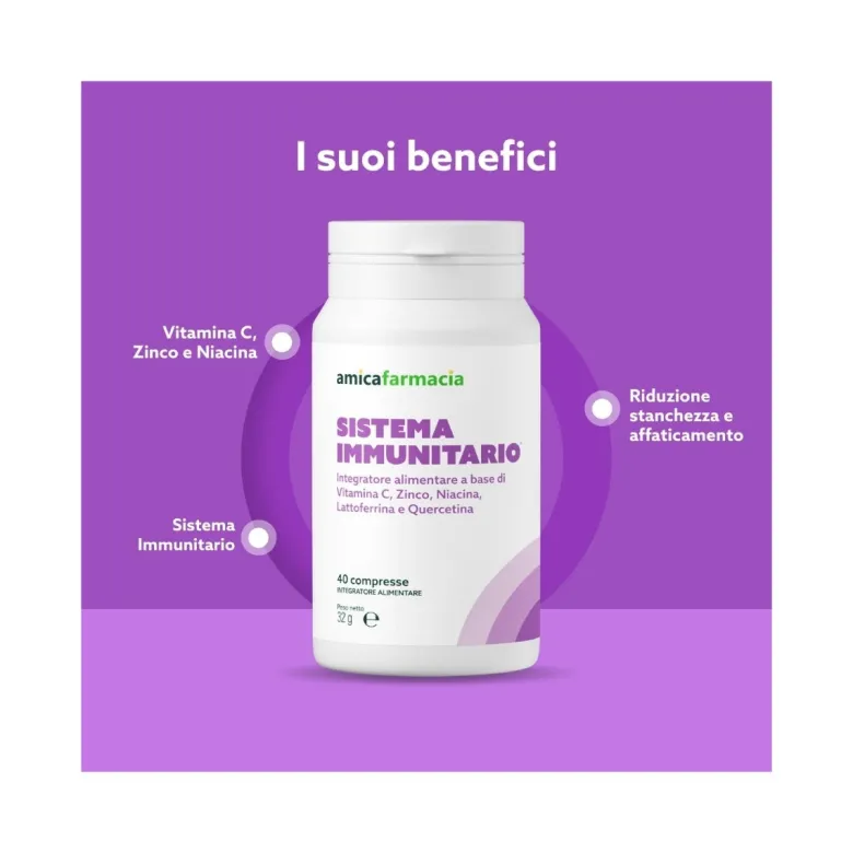 Amicafarmacia Sistema Immunitario Integratore 40 Compresse