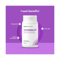 Amicafarmacia Vitamina D3 Integratore 60 Compresse