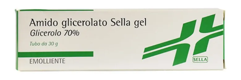 Amido Glicerolato Sella gel Glicerolo Emolliente 70% 30g