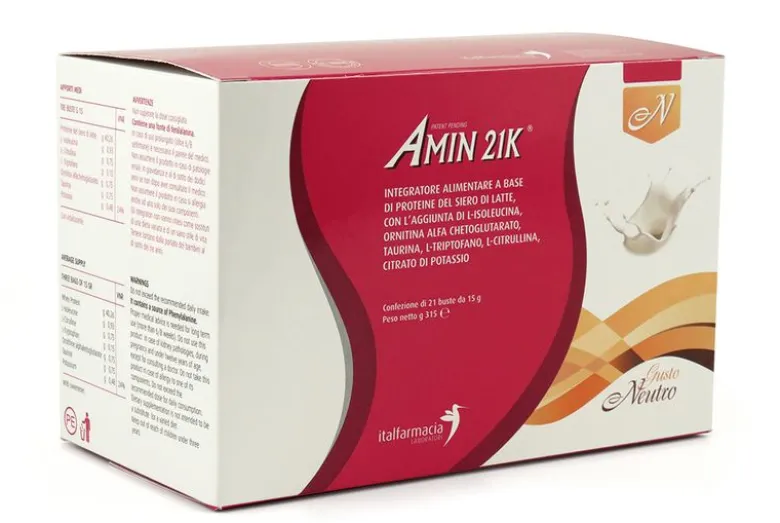 Amin 21K integratore dietetico 21 bustine gusto neutro