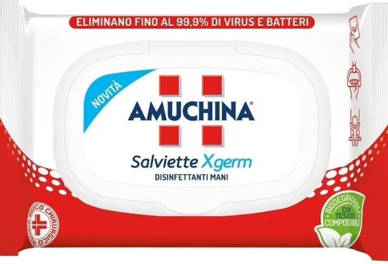 Amuchina X-Germ Salviettine Mani 20 Pezzi