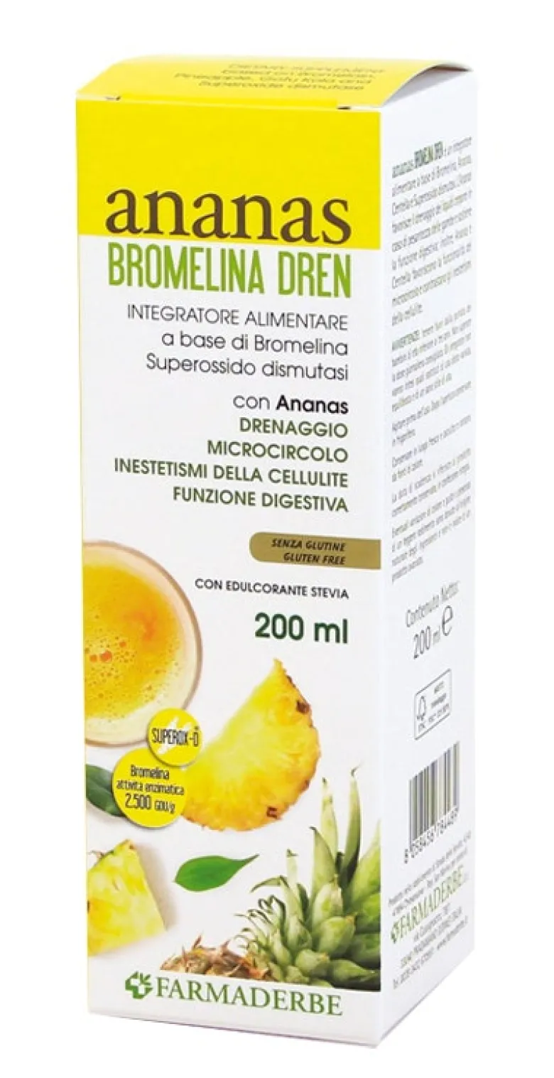 Ananas Bromelina Dren