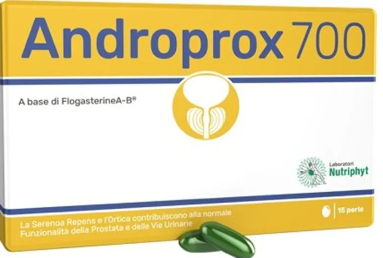 Androprox 700 utile per la prostata 15 perle softgel
