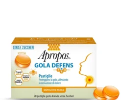 Apropos Gola Defens Pro 20 Pastiglie Arancia Senza Zucchero