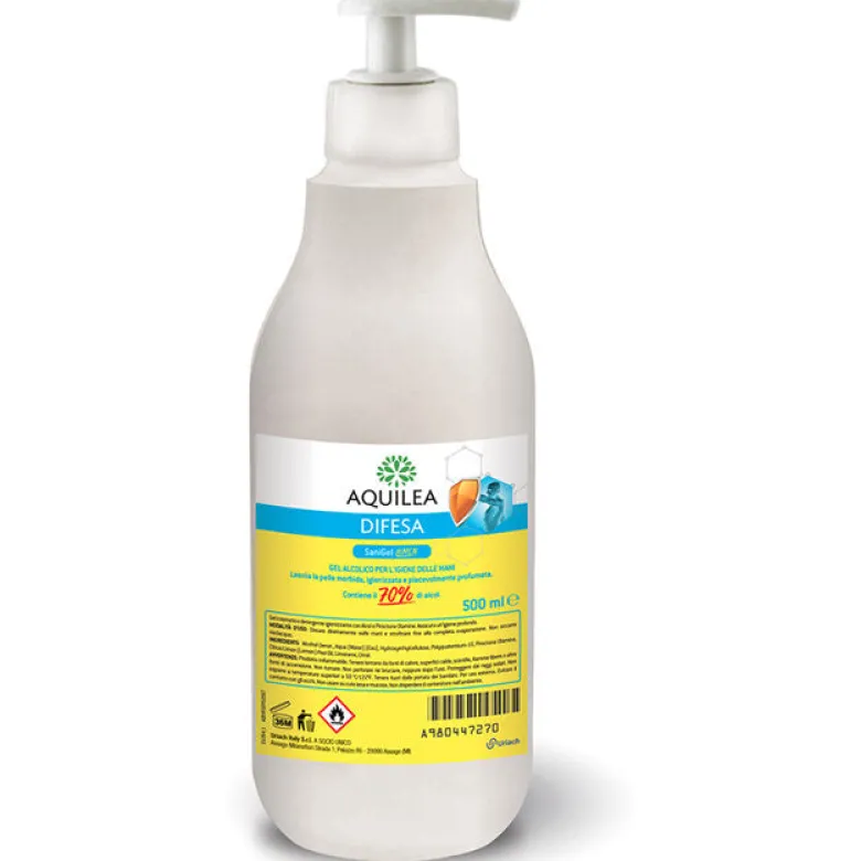 Aquilea Difesa Sanigel Lemon Gel Igienizzante Per Le Mani 500ml